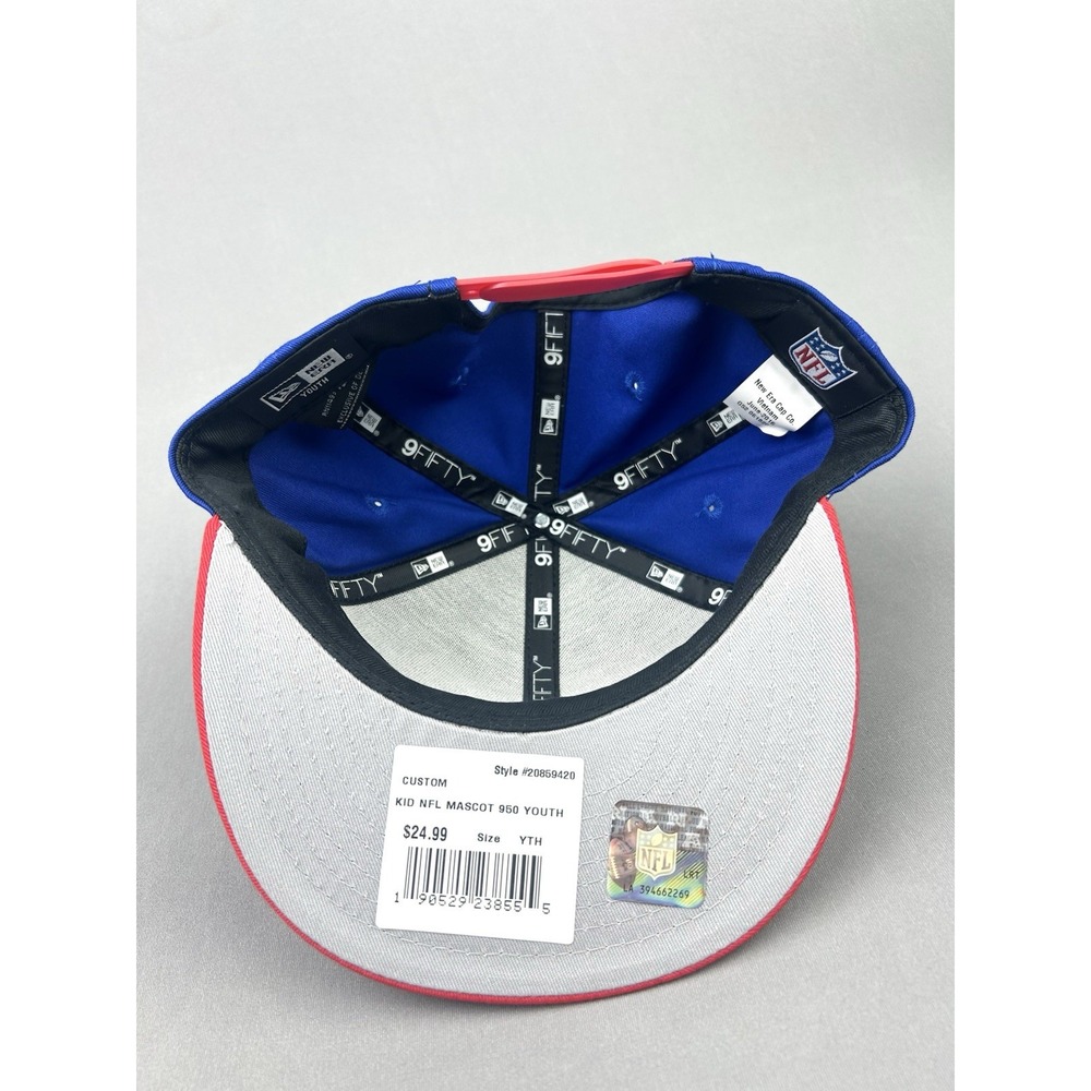 Buffalo Bills YOUTH New‎ Era 2016 Mascot SnapBack Hat Adjustable Cap NEW NWT - Picture 7 of 10